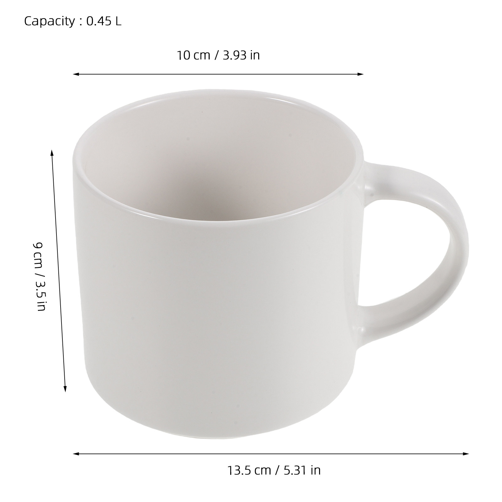 White Ceramic Coffee Mug 15 Oz - đánh giá và giá Sublimation Mug White