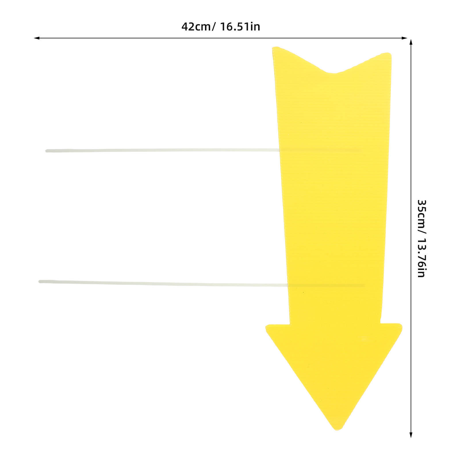 10Pcs Blank Yellow Arrow Signs - đánh giá và giá Yard Sign Blank