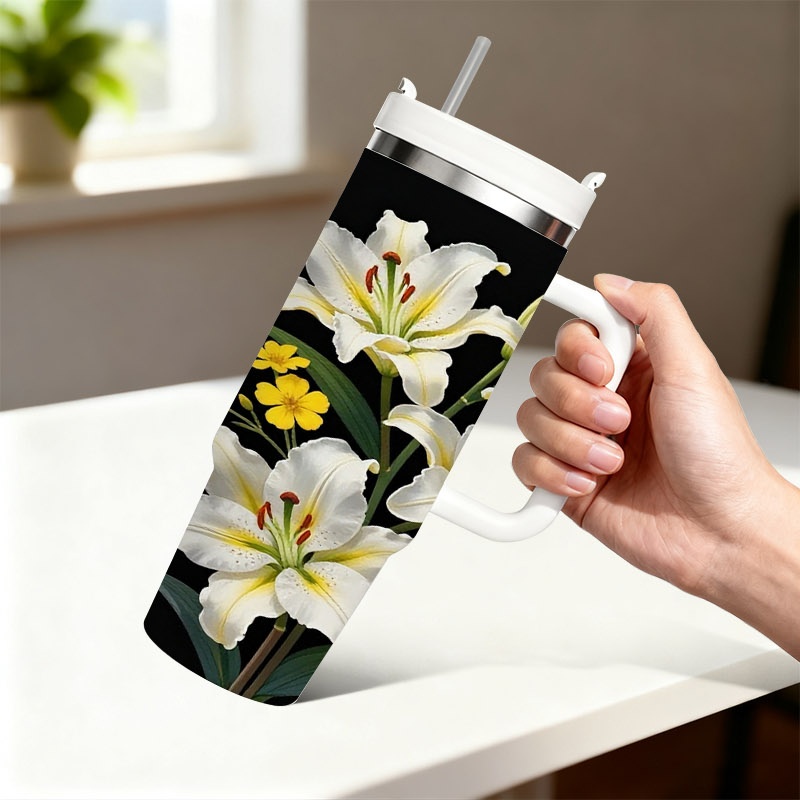 40Oz Stainless Steel Double-Wa - đánh giá và giá Sublimation Mug White