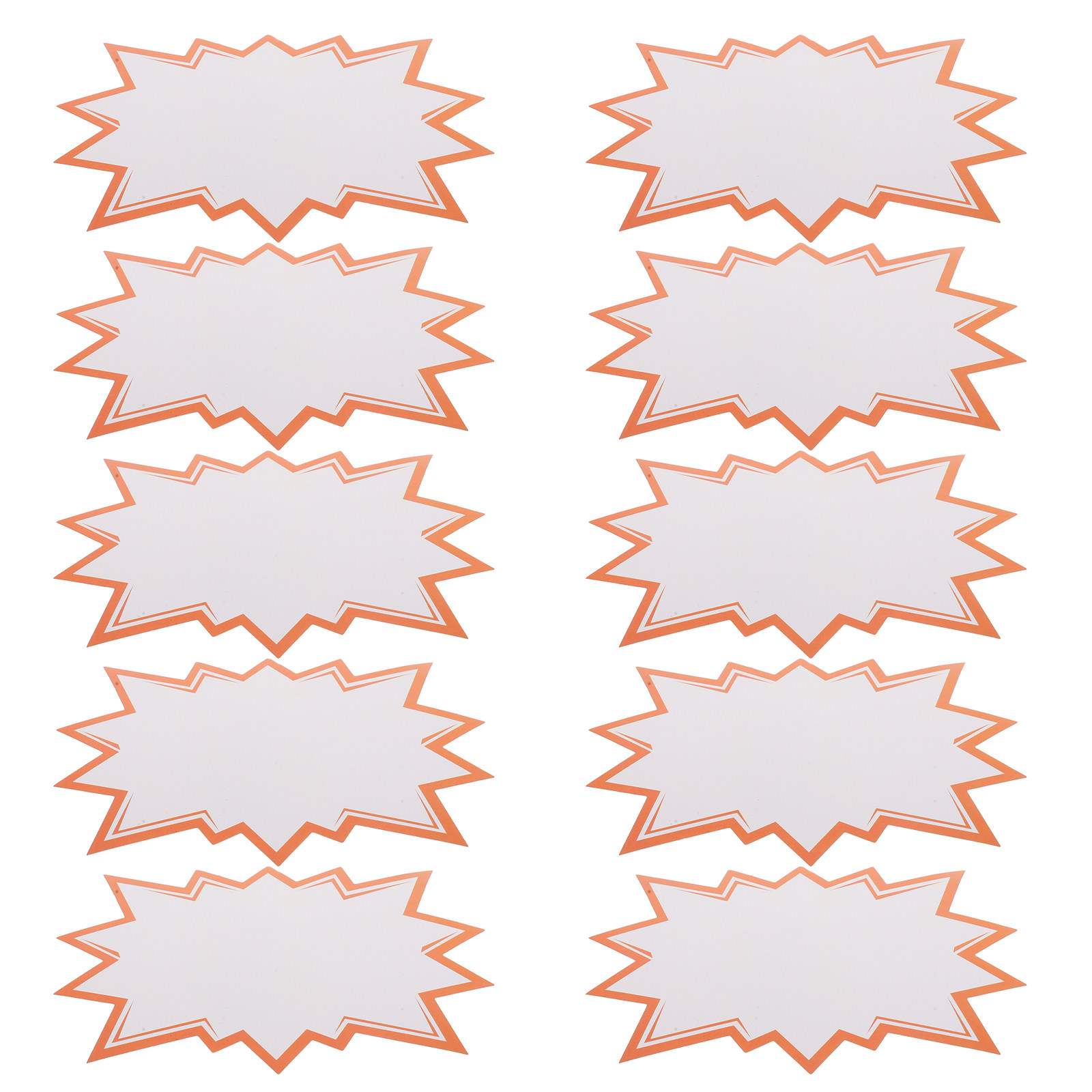 100Pcs Paper Price Display Tag - đánh giá và giá Yard Sign Blank