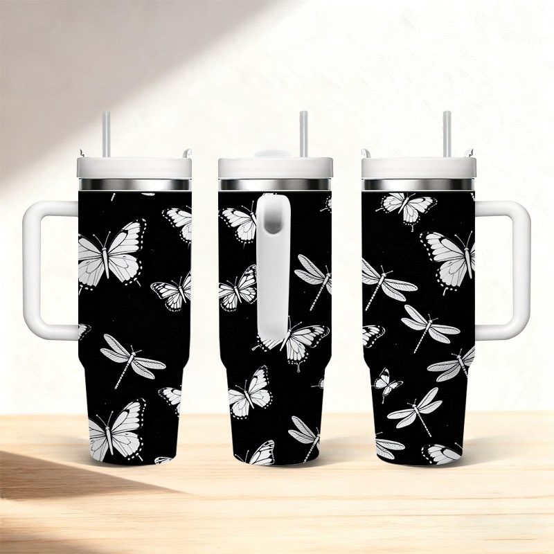1pc 40 Oz Stainless Steel Doub - đánh giá và giá Sublimation Mug White