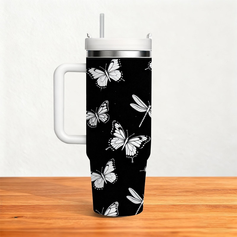 1pc 40 Oz Stainless Steel Doub - đánh giá và giá Sublimation Mug White