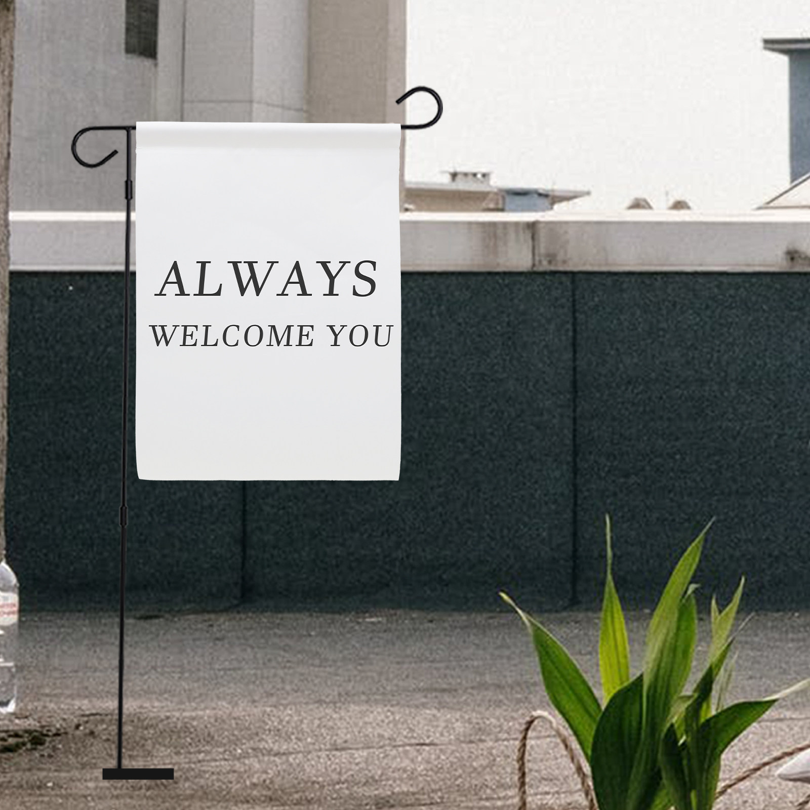 6Pcs Solid White Garden Flags  - đánh giá và giá Yard Sign Blank