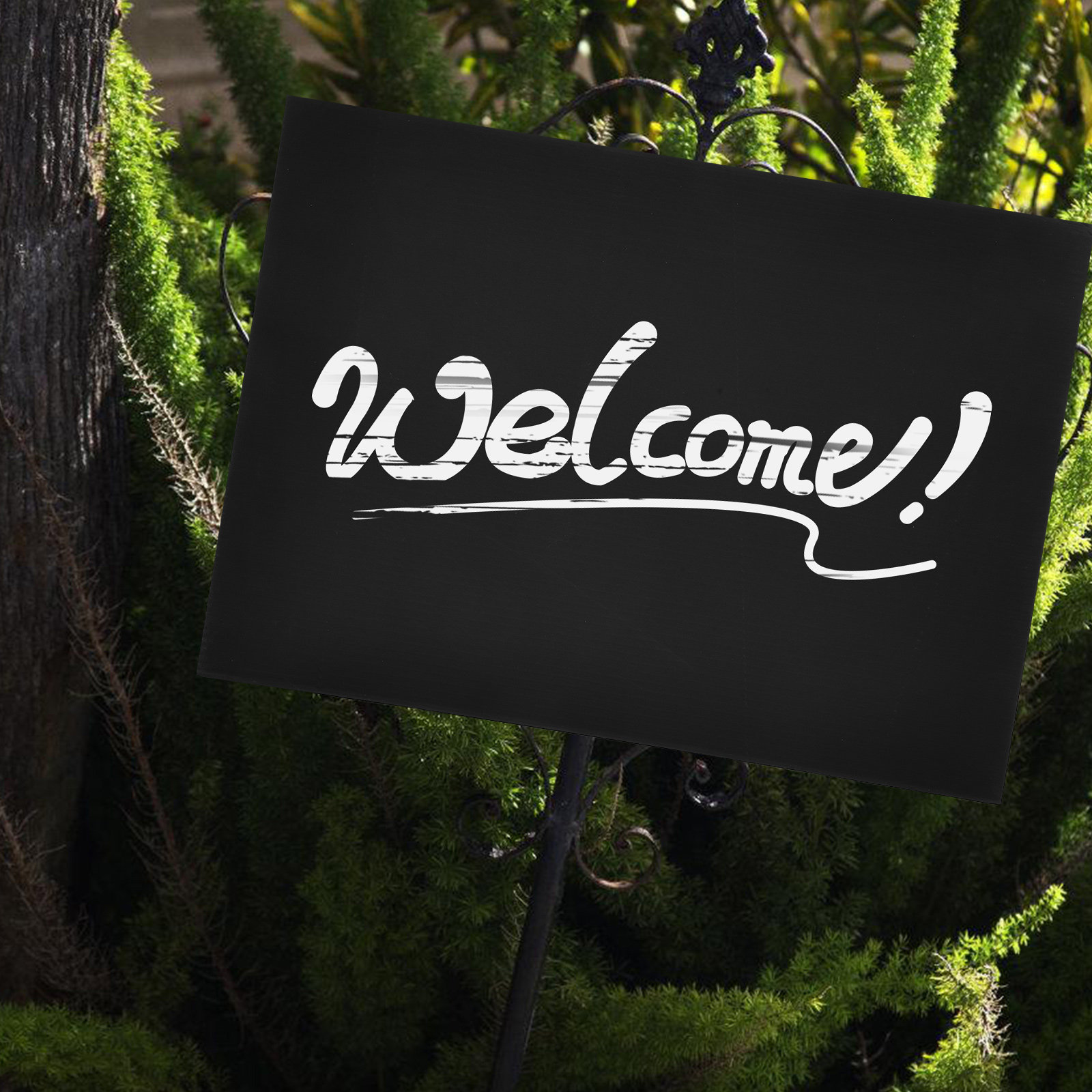 2Pcs Sleek Black Blank Garden  - đánh giá và giá Yard Sign Blank
