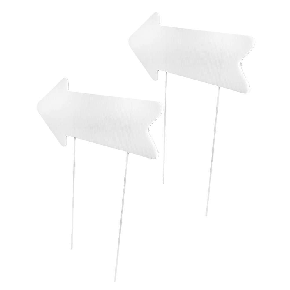 2Pcs Blank Yard Sign Arrow Sta - đánh giá và giá Yard Sign Blank