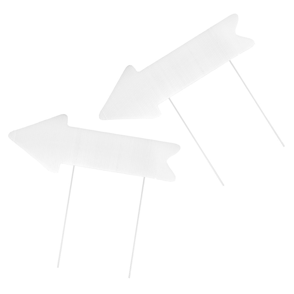 2Pcs Blank Yard Sign Arrow Sta - đánh giá và giá Yard Sign Blank